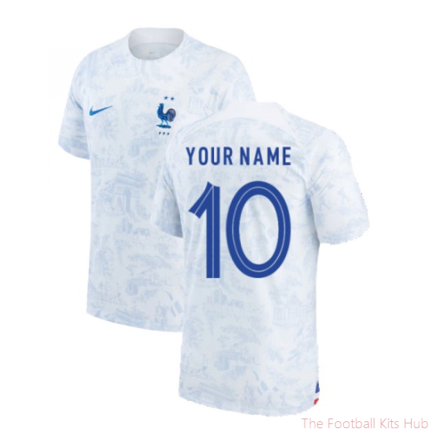 2022-2023 France Away Shirt (Your Name)-unisoccer store